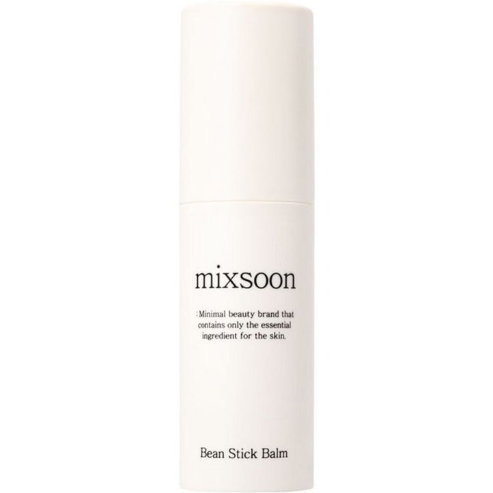 Mixsoon Bean Stick Balm 11,5 ml näringsbalsam i en minimalistisk vit hylsa som ger huden intensiv fukt.