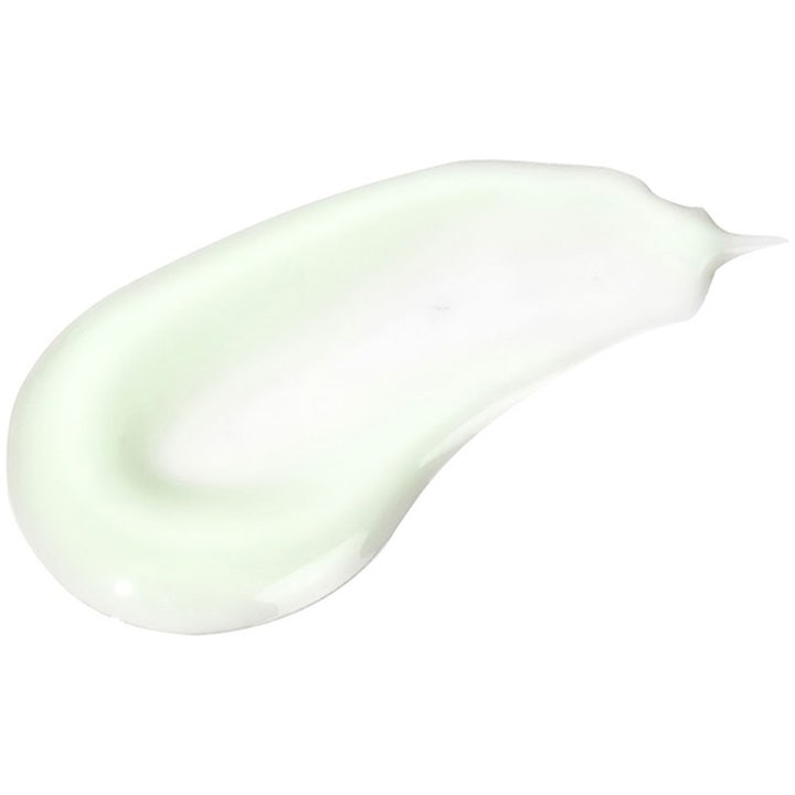 PÜR Go With The Glow Niacinamide Drops 30 ml ansiktsserum visar en krämig, ljusgrön textur som ger lyster.