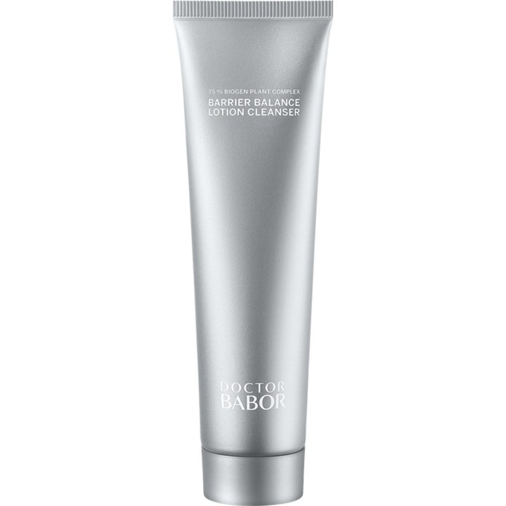 Doctor Babor Barrier Balance Lotion Cleanser 200 ml rengöringslotion i en stilren silvergrå tub.
