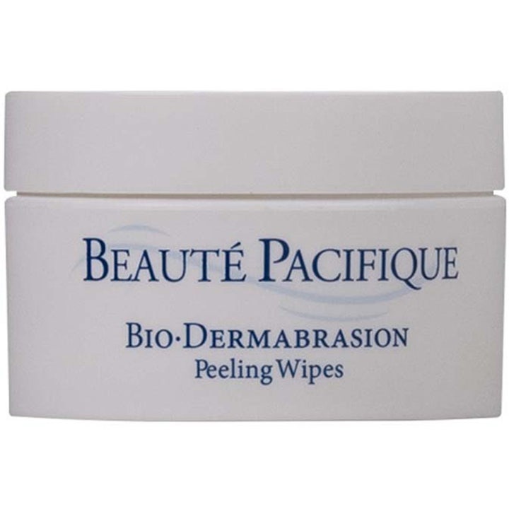 Beauté Pacifique Bio-Dermabrasion Peeling Wipes 30 st exfolierande peeling i vit burk med blå text