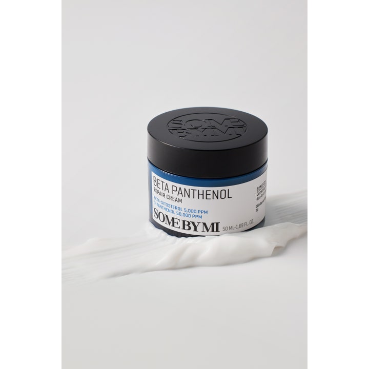 Some By Mi Beta Panthenol Repair Cream 50 ml reparerande panthenol kräm i blå burk med vit mjuk textur