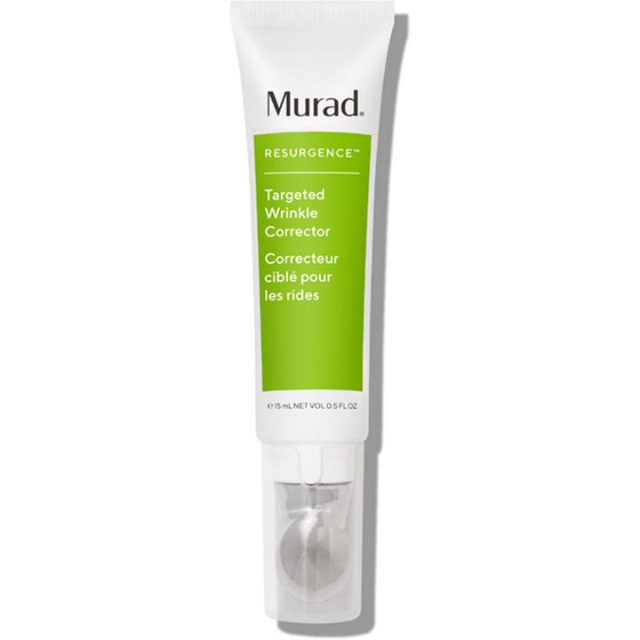 Murad Resurgence Targeted Wrinkle Corrector 15 ml ger anti-age rynkreducering i vit tub med metallapplikator.