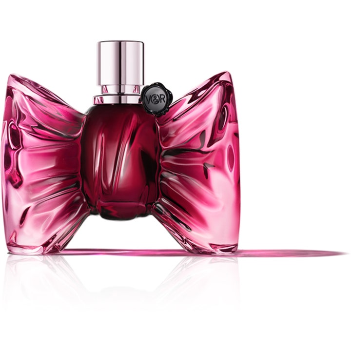 Viktor & Rolf Bonbon Eau de Parfum 90 ml parfym som ger lyx i en rosettformad flaska av rosa glas med silverkork