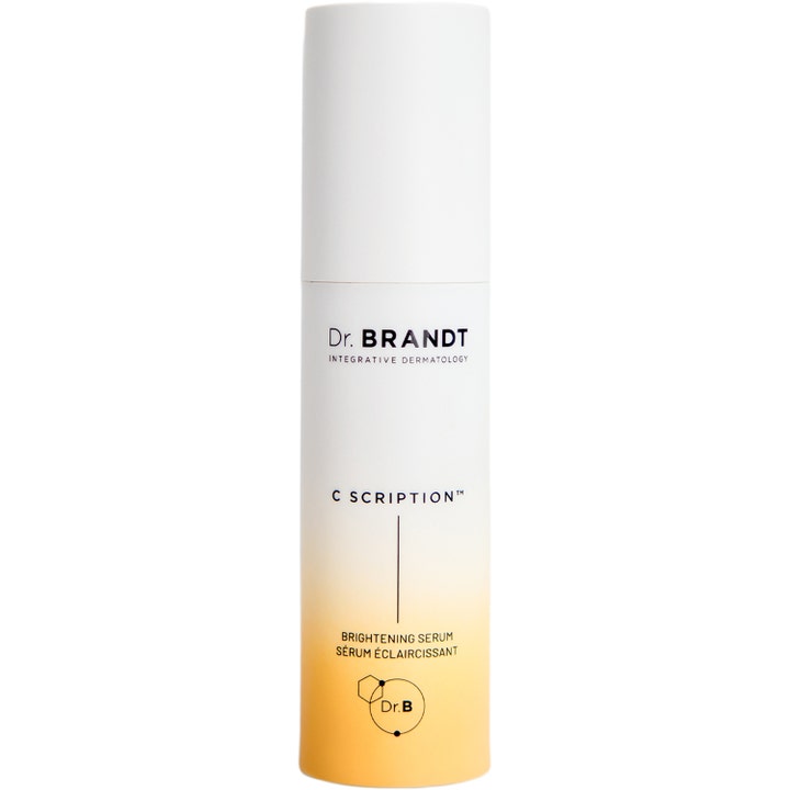 Dr Brandt C Scription 30 ml antioxidant serum för ansiktet i vit och guldfärgad pumpflaska