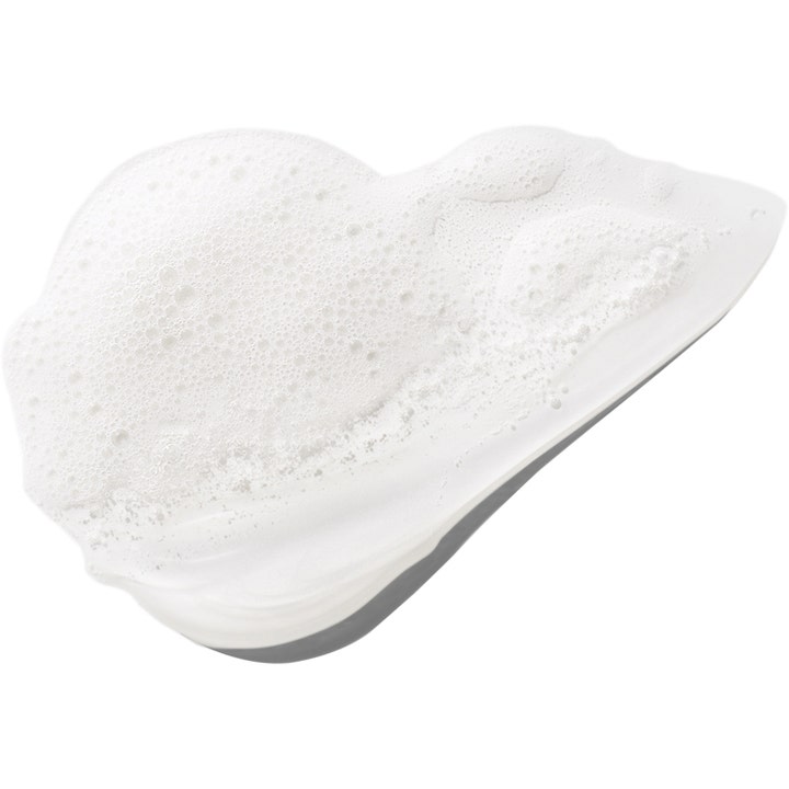 Clinique Liquid Facial Soap 200 ml ansiktsrengöring för kombinationshud med en vit skummande textur och lätta bubblor