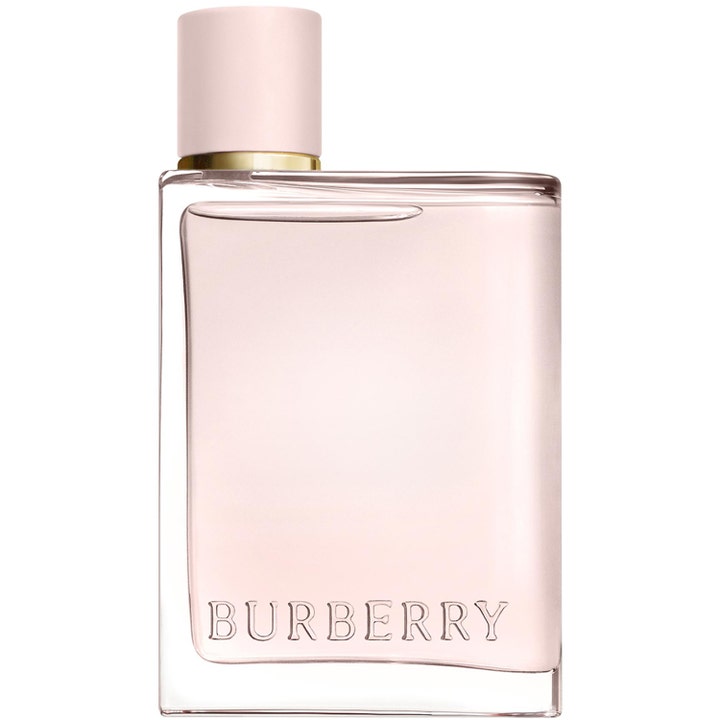 Burberry Her Eau de Parfum 100 ml fruktig bärparfym dam i en stilren glasflaska med rosa vätska och asymmetrisk kork
