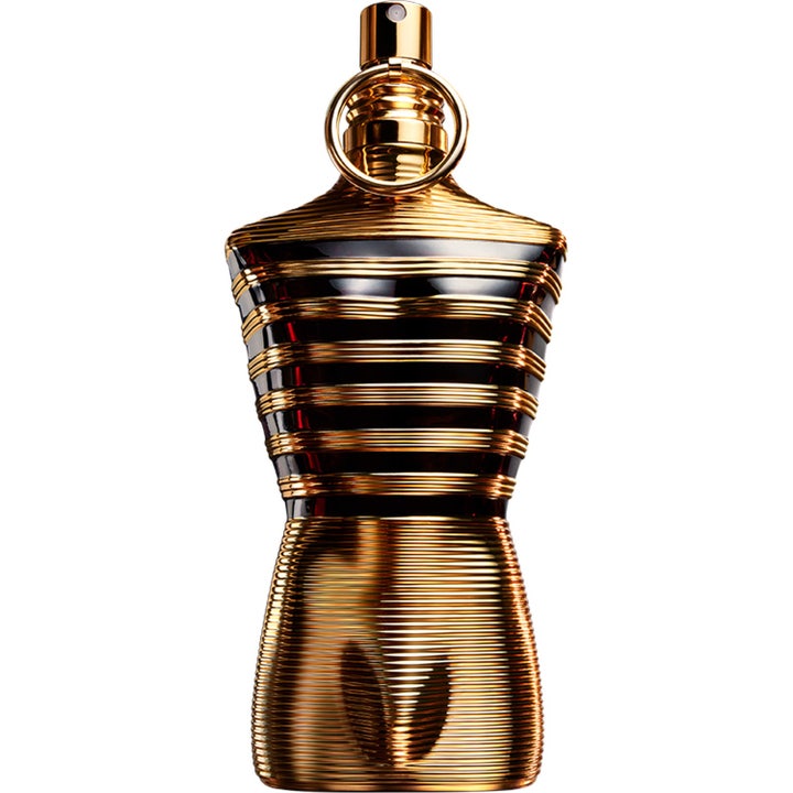 Jean Paul Gaultier Le Male Elixir 75 ml eau de parfum herr med kraftig vaniljdoft i guldglänsande torsoformad flaska