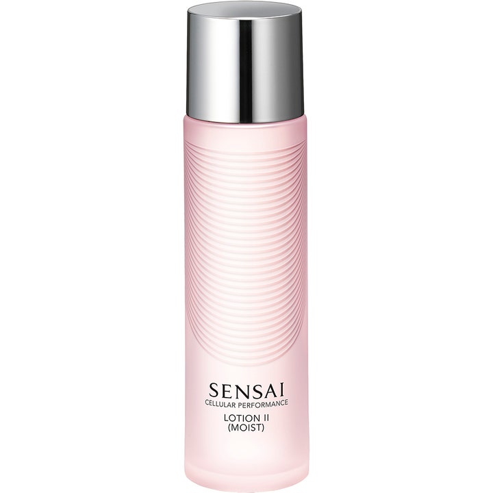 Sensai Cellular Performance Lotion II 60 ml återfuktande toner i ljusrosa flaska med silverkork