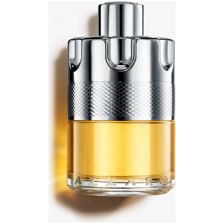 Azzaro Wanted Eau de Toilette 100 ml kryddig designerparfym herr i flaska med guldgul vätska och lock som en revolvertrumma