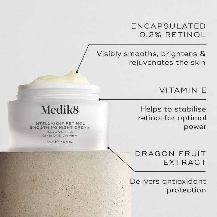 Medik8 Intelligent Retinol Smoothing Night Cream 50 ml intelligent retinolkräm med 0.2% retinol och vitamin E