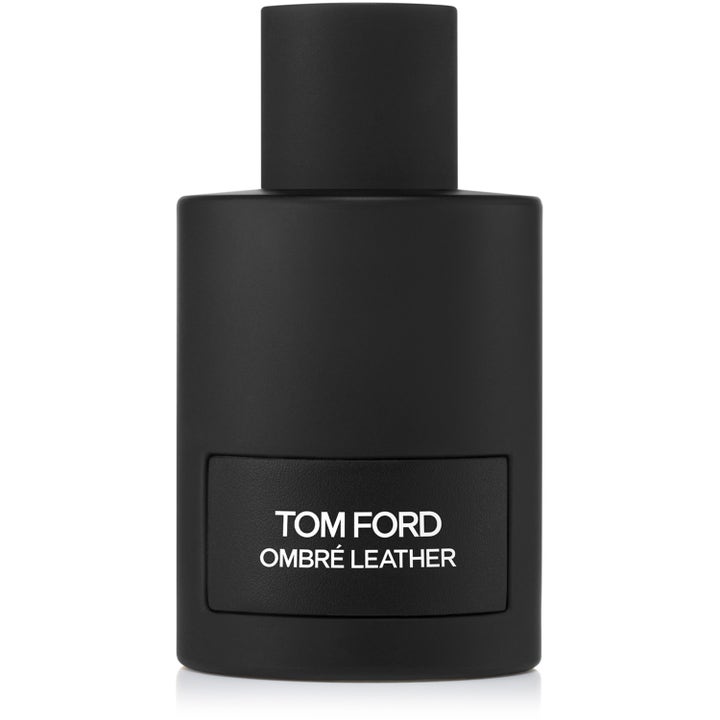 Tom Ford Ombré Leather 150 ml läder eau de parfum herr i en matt svart glasflaska med läderdetalj på etiketten