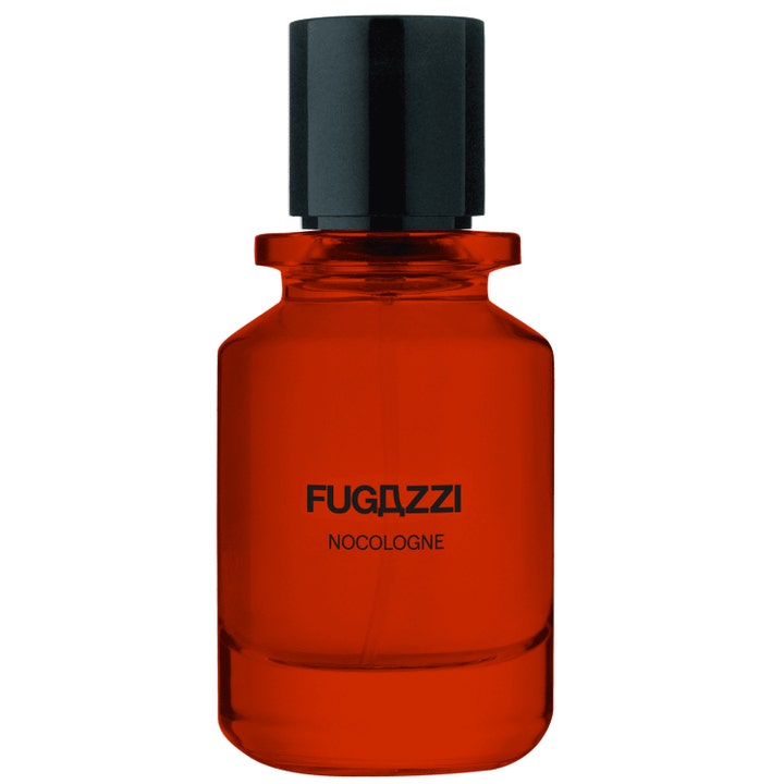 Fugazzi Nocologne 50 ml citrusparfym unisex i en stilren orange glasflaska med svart cylindrisk kork