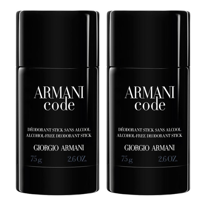Armani Armani Code Duo 2x75g Armani Code deostick är en alkoholfri deodorant armani i två svarta glansiga hylsor