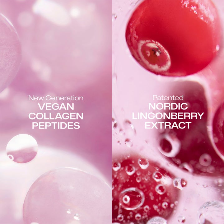 Lumene Bounce Moisturizer 50 ml återfuktande dagkräm med veganska kollagenpeptider och röda nordiska lingon.