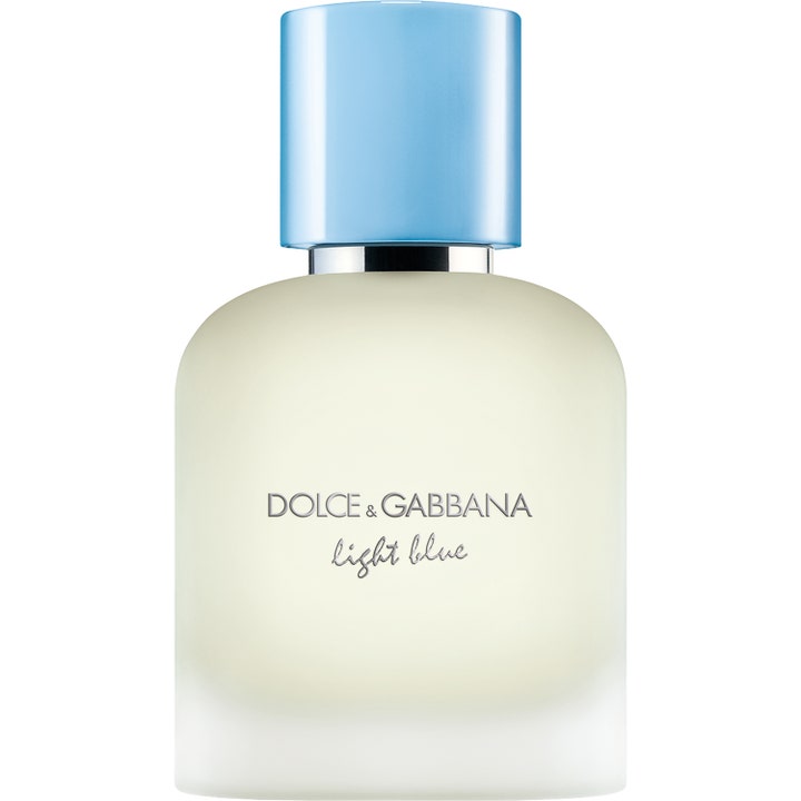 Dolce & Gabbana Light Blue Pour Homme 50 ml citrus eau de toilette herr i rundad flaska av frostat glas med ljusblå kork