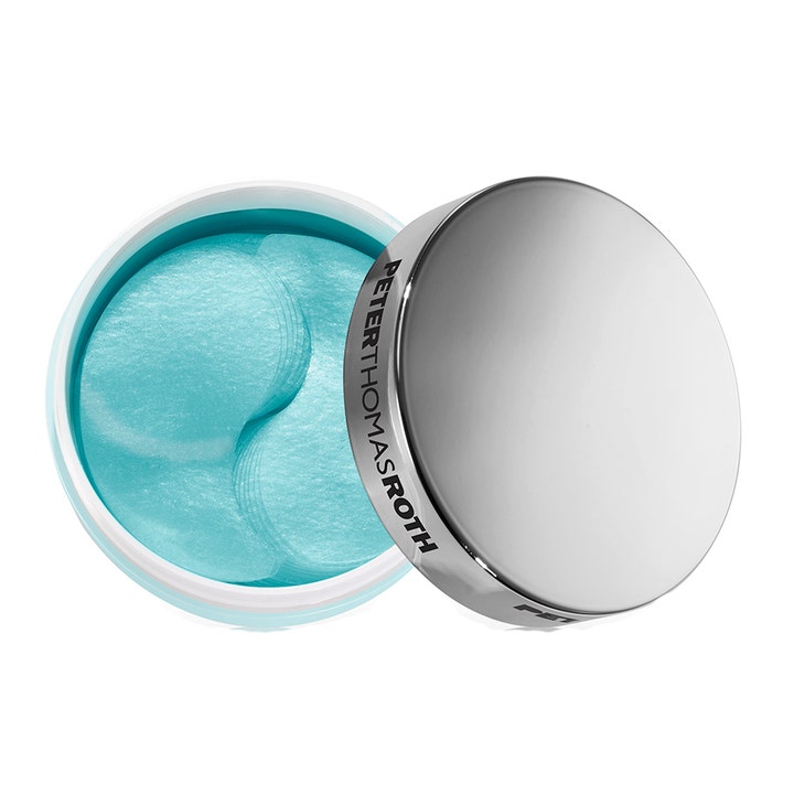 Peter Thomas Roth Water Drench Eye Patches 30 st hydra-gel ögonmask ger fuktboost med ljusblå patches och silverlock.
