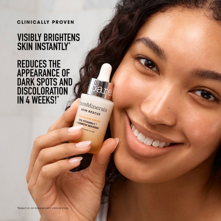 bareMinerals Skin Rescue Pure Glow Serum 30 ml lystergivande brightening serum som behandlar mörka pigmentfläckar.