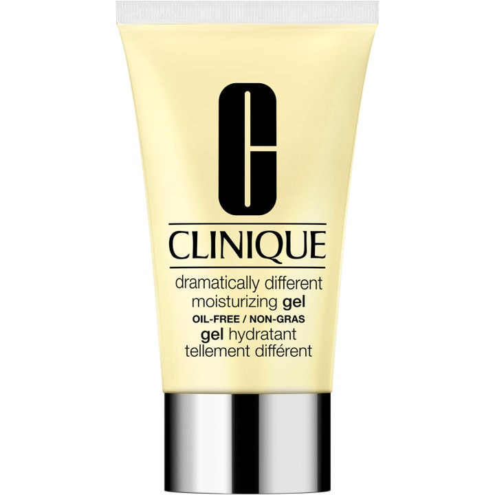 Clinique Dramatically Different Moisturizing Gel oljefri fuktgelé för kombinationshud i ljusgul tub med silverkork