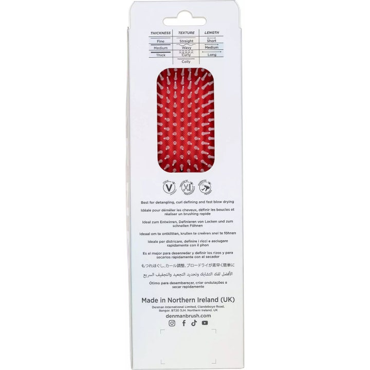 Deluxe D38 Power Paddle Brush Blue Belle