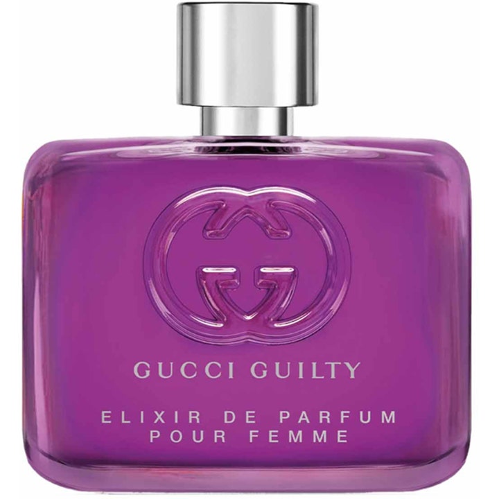 Gucci Guilty Elixir De Parfum Pour Femme 60 ml ger en intensiv parfym i lila glasflaska med präglad logotyp