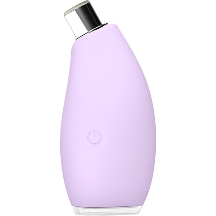 FOREO KIWI Derma 1 st beauty tech för porrengöring med lila silikonkropp och silvrigt munstycke