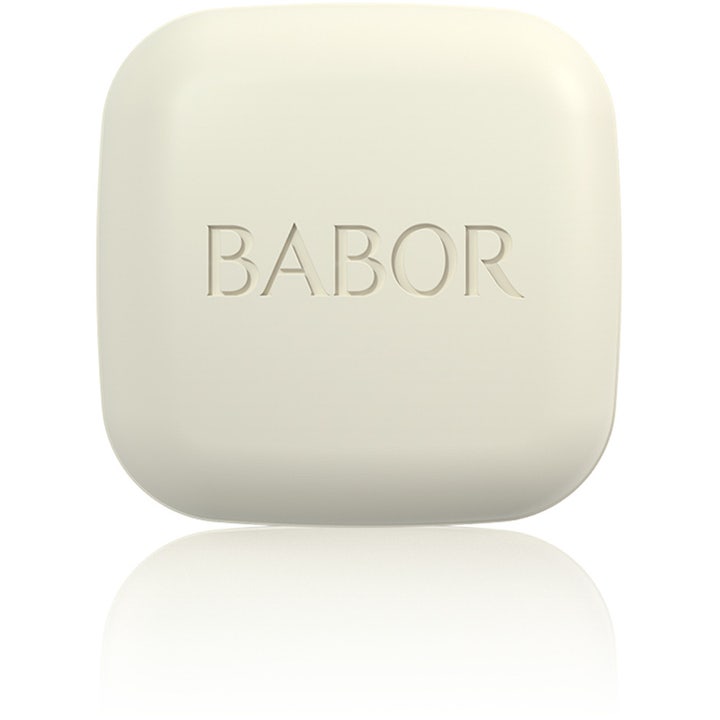 Babor Cleansing Bar naturlig tvål för daglig mild ansiktsrengöring krämvit fast tvål med avrundade hörn