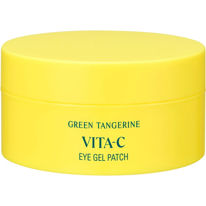 Goodal Green Tangerine Vita C Eye Gel Patch 60 st lystergivande ögonmask c-vitamin i en klargul plastburk