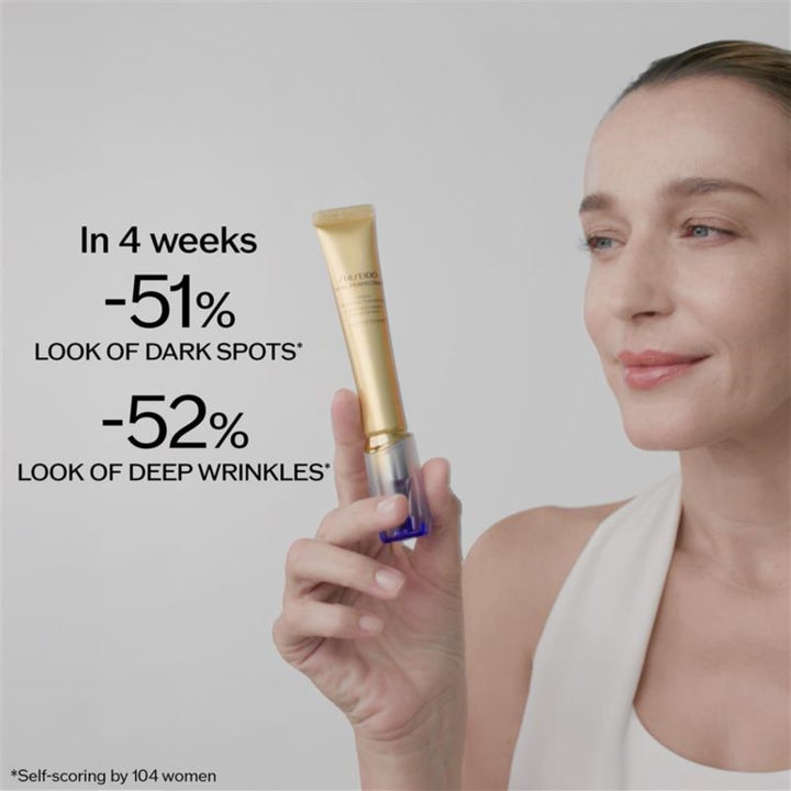 Shiseido Vital Perfection Intensive Wrinklespot Treatment A+ 20 ml mot rynkor i guldhylsa som ger färre mörka fläckar