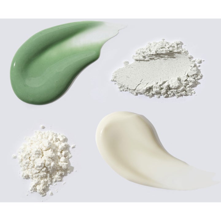 Dr. Ceuracle Expert Spirulina Cooling Modeling Mask 30 g ansiktsmask med grön och krämig textur och pulver