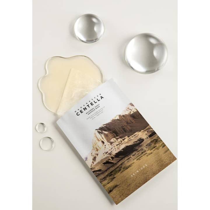 SKIN1004 Madagascar Centella Watergel Sheet Ampoule Mask 25 ml lugnande korean sheet mask med centella asiatica och gel.