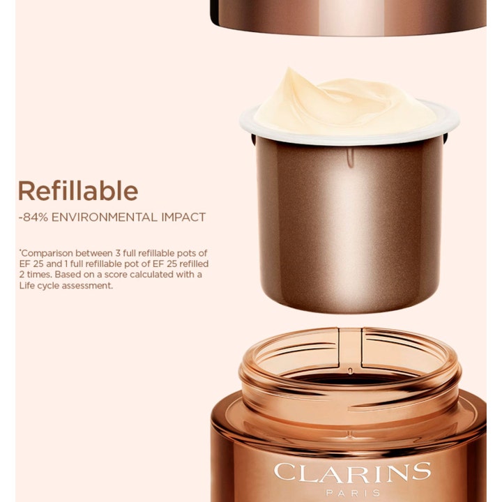 Clarins Extra-Firming Nuit 50 ml nattkräm anti age hudvård för slapp hud i påfyllningsbar bronsfärgad glasburk