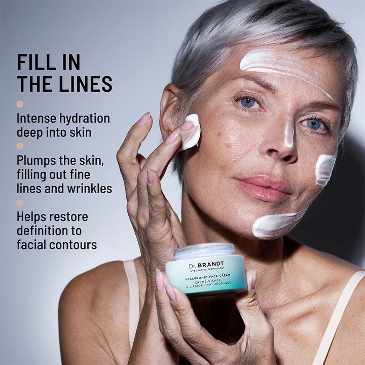 Dr Brandt Hyaluronic Face Cream 50 g dermatologisk återfuktande ansiktskräm som appliceras för att fylla ut linjer.