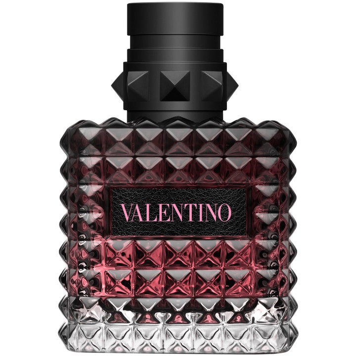 Valentino Born in Roma Donna Intense 30 ml är en blommig och stark parfym för dam i glasflaska med nitar och mörkrosa nyans