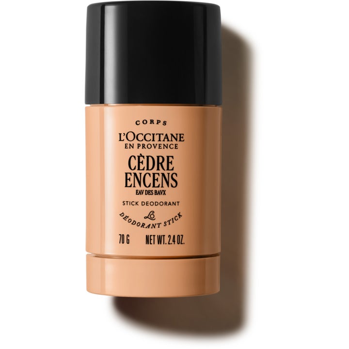 L'Occitane Cèdre Encens 70 g deodorant herr ceder ger en sensuell doft i ett deo stick herr med beige hylsa och svart lock