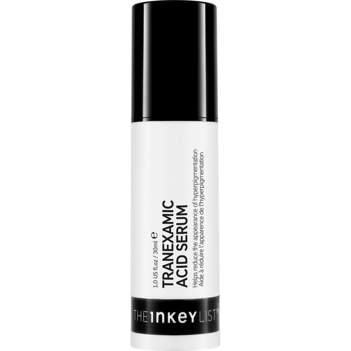 The INKEY List Tranexamic Acid Serum 30 ml serum för ojämn hudton med tranexamsyra i vit flaska med svart pump