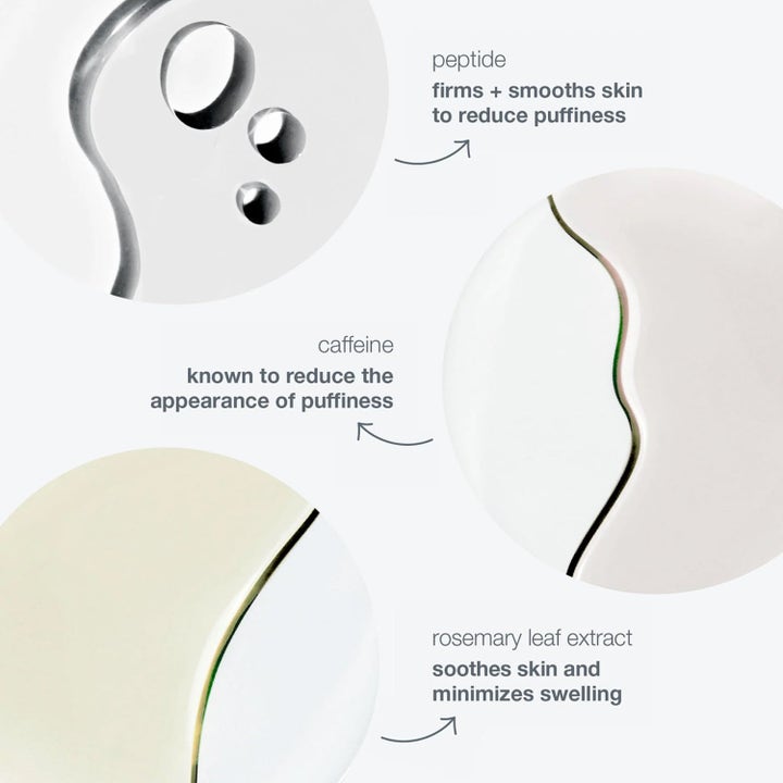 Dermalogica Awaken Peptide Eye Gel Duo ögonkräm dämpar svullnad med peptider och koffein i svalkande geltextur
