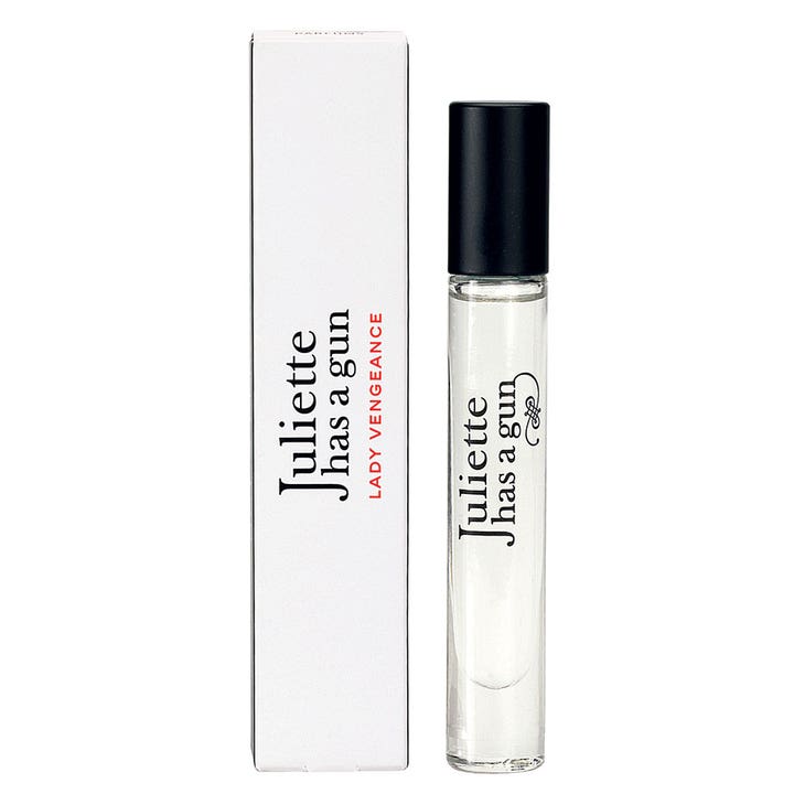 Juliette has a gun Lady Vengeance 7,5 ml patchouli parfym dam i smal glasflaska med vit förpackning