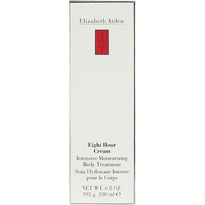 Elizabeth Arden Eight Hour Cream Body Cream 200 ml intensivt återfuktande kroppskräm i vit ytterförpackning med röd dörr