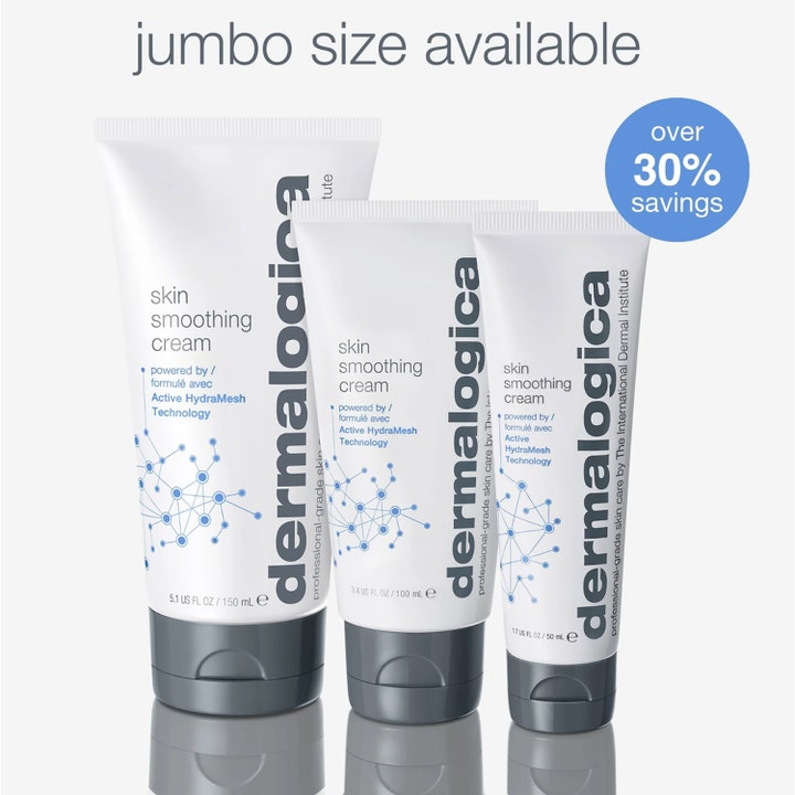 Dermalogica Skin Smoothing Cream 15 ml ansiktskräm aktiv fuktteknologi i vita tuber som återfuktar torr hud.