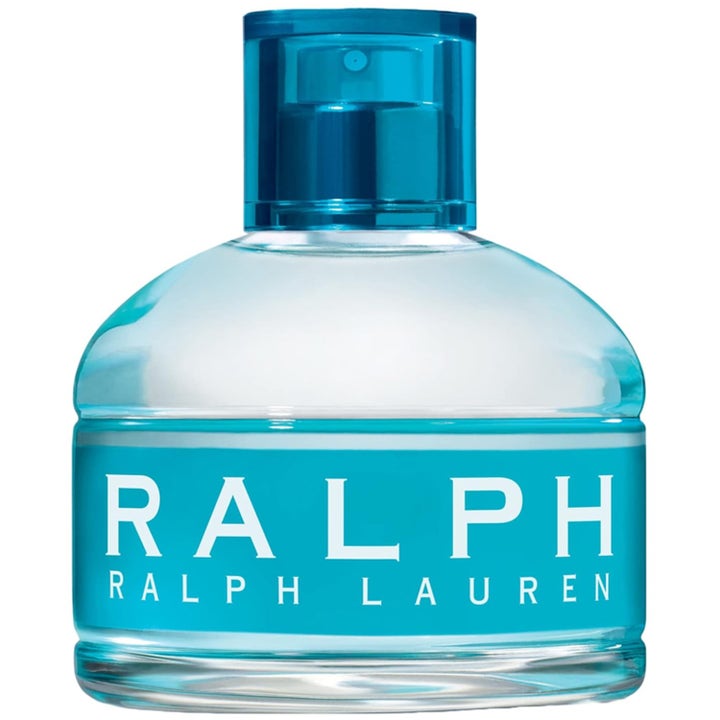 Ralph Lauren Ralph Eau de Toilette 100 ml parfym i en rund glasflaska med blå etikett och blå kork