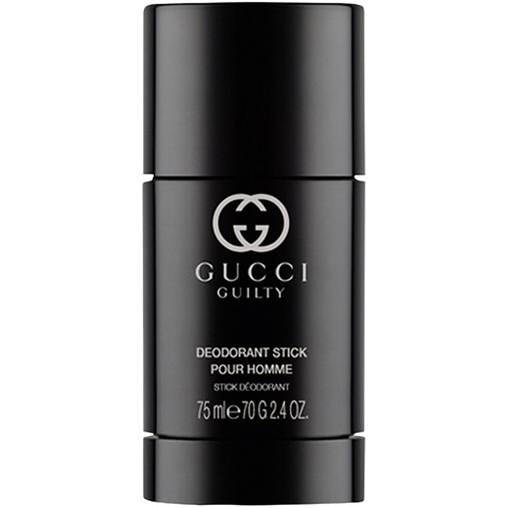 Gucci Guilty män 75 ml exklusiv herr deo stick ger en fräsch känsla i en matt svart hylsa med silverdetaljer