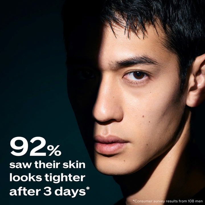 Shiseido Ultimune Men 2.0 Power Infusing Concentrate 50 ml serum som ger fastare hy visas på en man