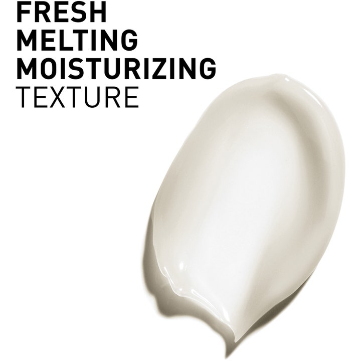Filorga Optim-Eyes 15 ml 3-i-1 ögonkräm mot mörka ringar visar en vit krämig textur märkt Fresh Melting Moisturizing Texture.