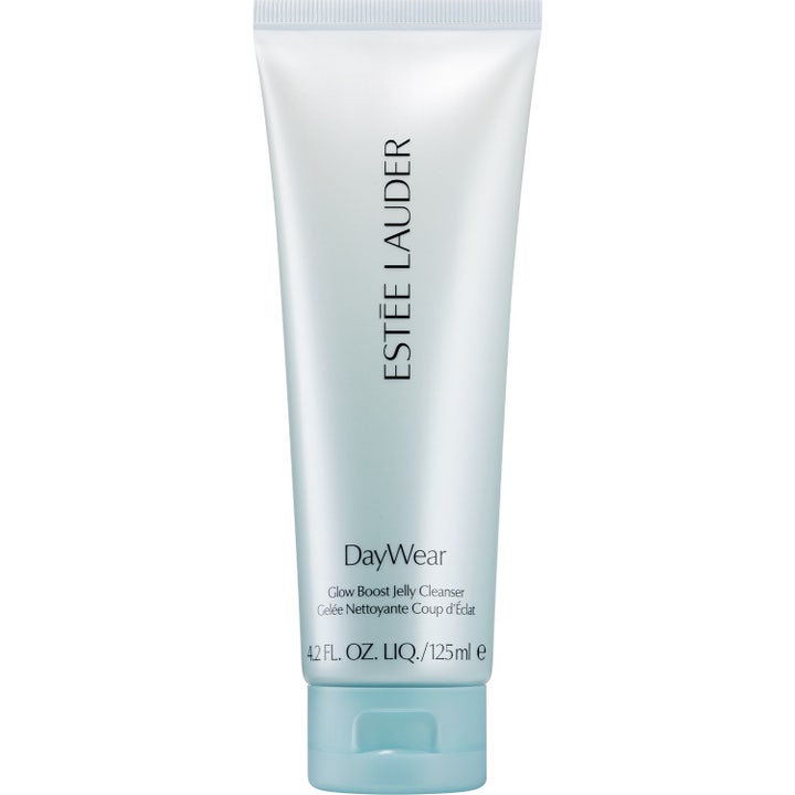 Estée Lauder DayWear Glow Boost Jelly Cleanser 125 ml lystergivande ansiktsrengöring i ljusblå skimrande tub