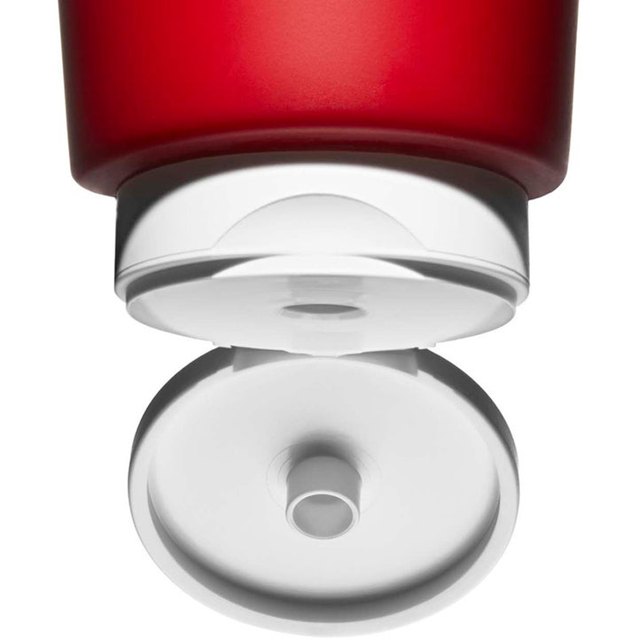 Clarins Eau Dynamisante Energizing Melting Body Lotion 200 ml återfuktande kroppsvård i röd tub med öppet vitt lock