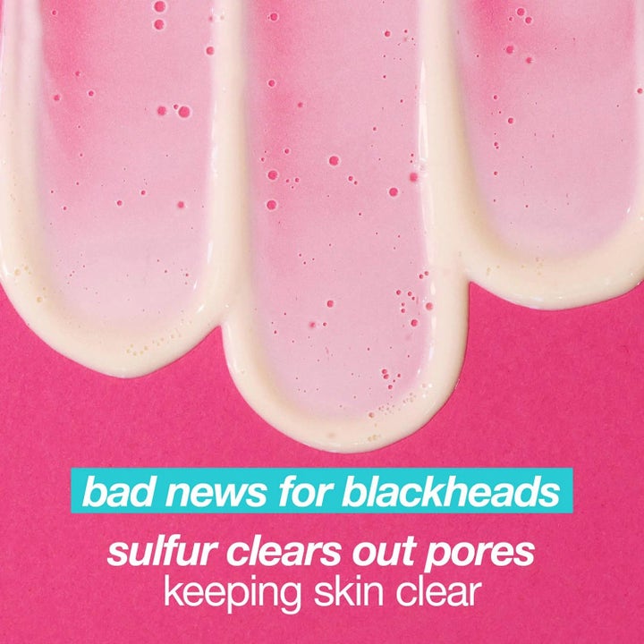 Dermalogica Clear Start Blackhead Clearing Fizz Mask ansiktsmask mot pormaskar med svavel och krämig bubblig textur.