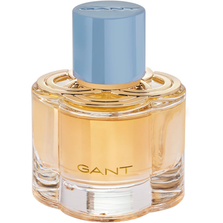 GANT Sunset Club Eau de Parfum 30 ml parfym i rund glasflaska med guldgul vätska och ljusblått lock