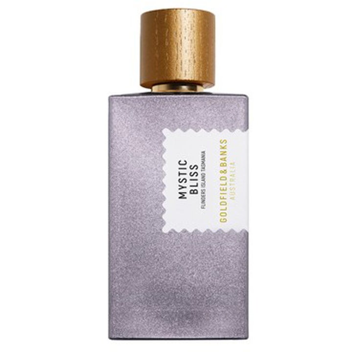 Goldfield & Banks Mystic Bliss Eau de Parfum 100ml nischparfym unisex i lila skimrande flaska med träkork