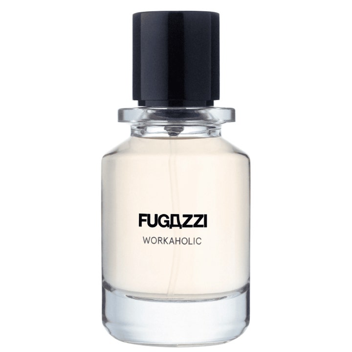 Fugazzi Workaholic 50 ml unisex parfym kaffe i en genomskinlig glasflaska med svart lock