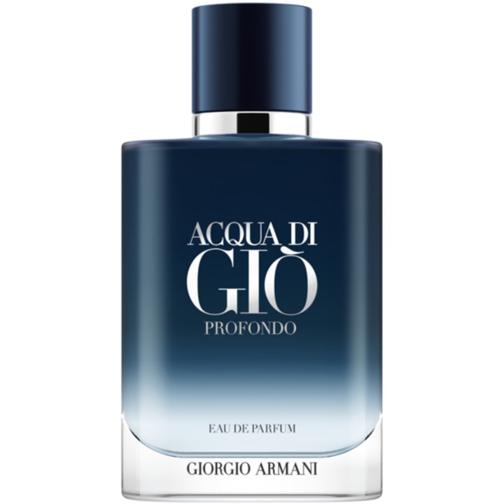 Armani Acqua Di Gio Homme Profondo 100 ml fräsch Acqua Di Gio herrparfym i mörkblå tonad glasflaska